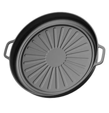 Grill Pan Accessory, Compatible Only with Electric Hot Pot Models HG60-G850/HG60-G855