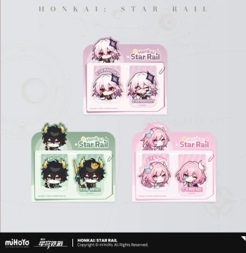[miHoYo/Honkai: Star Rail] Pom-Pom Exhibition Series Soft Magnetic Bookmark Set