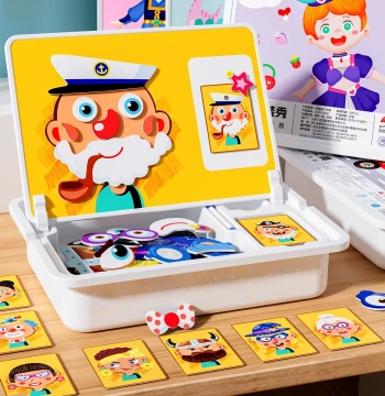 Magnetic Puzzle Toys for Children Ages 3-6: Educational Building Blocks for Boys and Girls, Kindergarten Early Learning