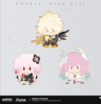 [miHoYo / Honkai: Star Rail] Chibi Doll Series Rocking Metal Badge