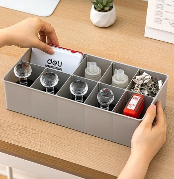 Seal Storage Box Multi-Compartment Official Seal Finance Seal Ink Seal Office Business License Personal Calligraphy and Painting Seal Box