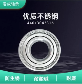 304 Stainless Steel Bearing S6000 6001 6002 6003 S6004 6005 6006Z Waterproof