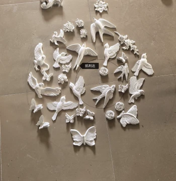 Modern Minimalist Creative Bird and Butterfly Wall Decor - 3D Stereo Ornaments for Living Room TV Background Walls