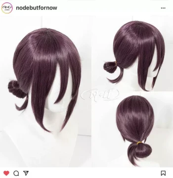 [ND House] Reze Chainsaw Man Character Cosplay Wig Purple Small Braids