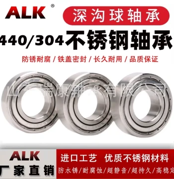 440/304 Stainless Steel Waterproof & Corrosion-Resistant Bearings S6200, 6201, 6202, 6203, 6204, 6205ZZ