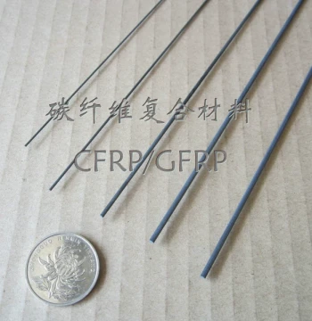 Imported High-Modulus Carbon Fiber Rods: 0.3mm to 2mm Diameter Carbon Sticks for Aircraft Models