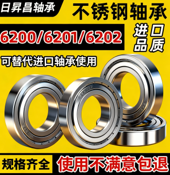 Stainless Steel High-Speed Deep Groove Ball Bearing 6000/6001/6002/6003/6004/6205rs Imported