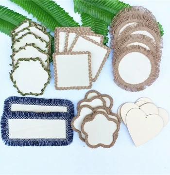 Kindergarten Environment Creation Decorative Materials: Title Wall Stickers, Theme Wall Background Area Slogans, Borders, Mori Style Wood Slice Combinations
