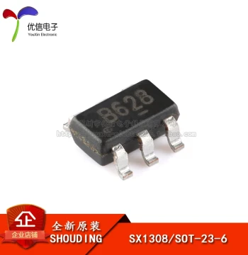 SMD SX1308 Marked B628 SOT23-6 Boost Converter Chip IC Integrated Circuit