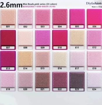 UKENN Perler Beads MARD Same-Color E-Series Fusion Beads 2.6mm Small Beads High-Quality DIY Craft Supplement Pack