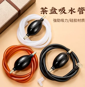 Tea Tray Drain Pipe with Water Absorption Ball - Kung Fu Tea Set Downstream Hose for Tea Tables - Mold-Resistant and High-Temperature Resistant