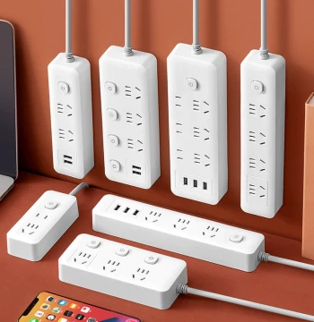 Power Strip with USB Charging and Switch