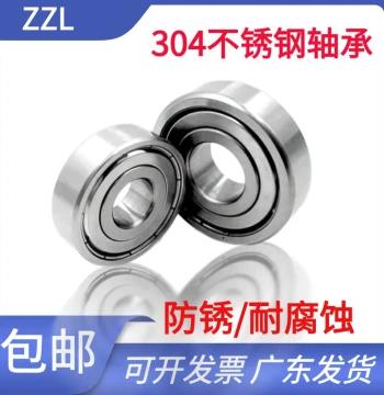 304 Stainless Steel Waterproof Bearing S608 6000 6001 6200 6202 6205 6206 Precision Bearing