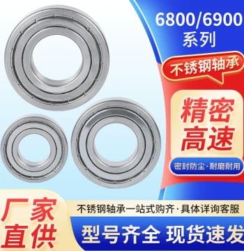 304/420 Stainless Steel Miniature Corrosion-Resistant Bearings S6800ZZ S6900ZZ
