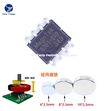 In Stock Direct Purchase: MT6701CT-STD-R SOP-8 Brand New Original Linear Position Sensor Chip