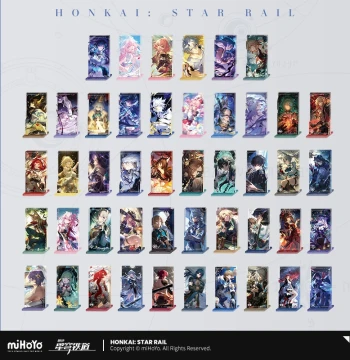 [miHoYo / Honkai: Star Rail] Light Cone Series Acrylic Quicksand Standee Display (Versions 1.0-3.8)