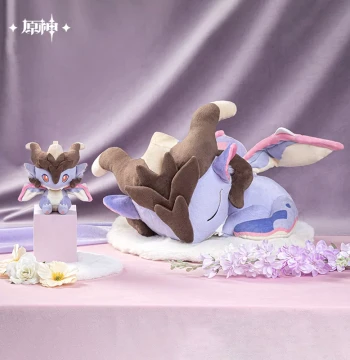 [Genshin Impact Official] 'Little Dragon in the Story' Plush Keychain Sleeping Doll - Durin Genshin