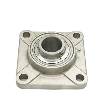 304 Stainless Steel Square Pillow Block Corrosion-Resistant Self-Aligning Bearings SF204 SF205 SF206 207 208 209