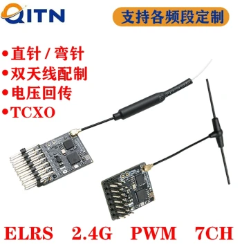 BeyondFPV ELRS 2.4G TCXO 7-Channel PWM Receiver for FPV Drones, Fixed-Wing Aircraft, Cars, Boats, and RC Models