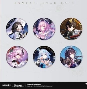 [miHoYo / Honkai: Star Rail] Starry Invitation Series Tinplate Badge miHoYo