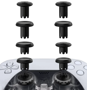 eXtremeRate ThumbsGear Series Replaceable Joystick Thumbsticks for PS5 & PS4 Controllers Interchangeable Elite Gaming Experience Compatible with DS5 and DS4 Controllers