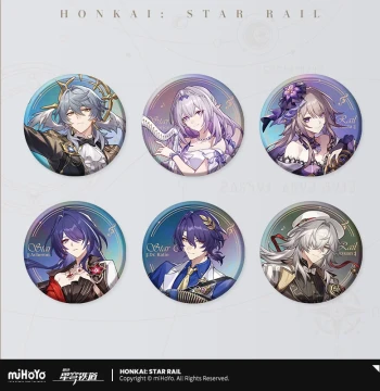 【miHoYo/Honkai: Star Rail】Star Rail LIVE Series Tin Badge miHoYo