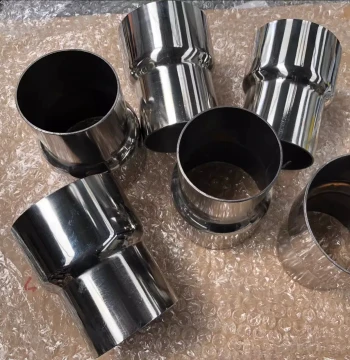 JOKO Convertible Head Integral Stainless Steel Exhaust Reducer Pipe Large to Small Diameter Adapter Support Customization