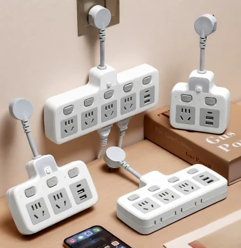 Power Strip with USB, 1-to-Multiple Socket Converter