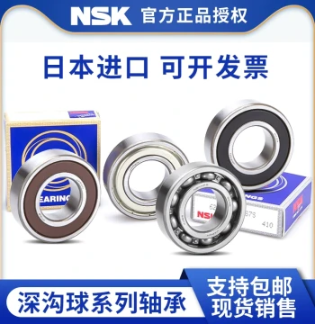 Japan Imported NSK Deep Groove Ball Bearing 6200 6201 6202 ZZ 6203 RS 6204 RZ 6205 DDU High Speed
