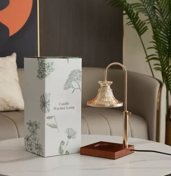 Romantic Bedroom Dimmable Aromatherapy Lamp Bedside Atmosphere Light Wax Melter Fragrance Diffuser Flameless Adjustable Height Timer Wax Warmer