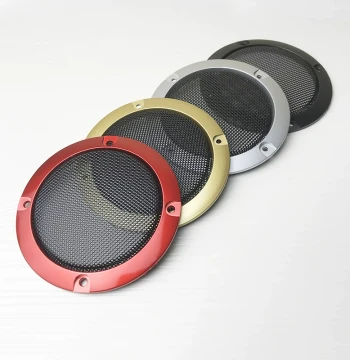 Car Audio Speaker Grille Covers, 2-inch 3-inch 4-inch 5-inch 6.5-inch 8-inch, Modified Subwoofer Speaker Decorative Rings
