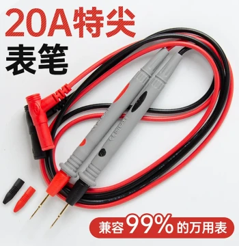 Multimeter Test Lead Probes with Extra-Sharp Steel Tips and Silicone Wire – Universal Replacement Leads for Multimeters