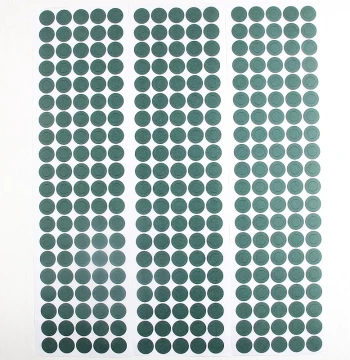 18650 Lithium Battery Green Fiber Paper Gasket with Adhesive Green Shell Paper Positive Terminal High-Temp Insulation Ring Hollow Insulation Patch