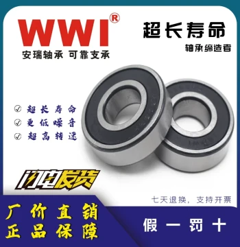 WWI Anrui Motor Deep Groove Ball Bearings 6200, 6201, 6202, 6203, 6204-ZZ 2RZ High-Speed Quiet