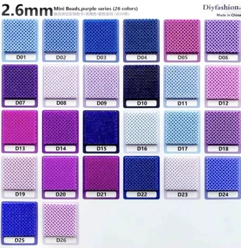 UKENN Perler Beads MARD Same-Color Series D Fusion Beads 2.6mm Small Beads High-Quality Perler Beads Handmade DIY Refill Pack