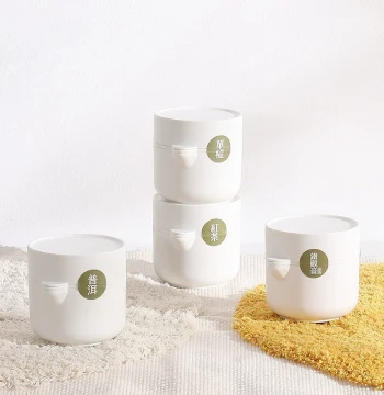 Travel Tea Set Plastic Tea Box Kung Fu Tea Set Outdoor Portable Disposable Teapot Teacups Tea Leaves Brewing Pot