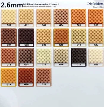 UKENN Mard Same-Color G-Series Fusion Beads 2.6mm High-Quality DIY Craft Bead Refill Pack