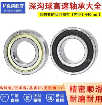 Deep Groove High-Speed Bearings Inner Diameter 10 12 15 17 20 25 30 35 40 45 50mm Full Model Range