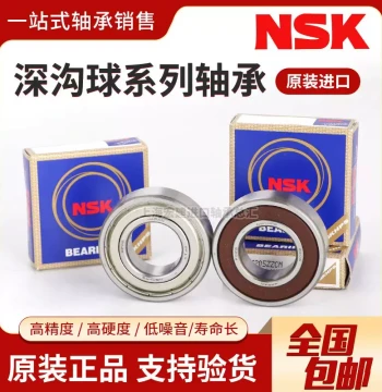 NSK Imported Deep Groove Ball Bearings 6200 Series: 6201, 6202, 6203, 6204, 6205, 6206, 6207Z DDU