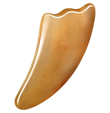 Horn Massage Board for Facial Beauty, Eye Acupressure Stick, Universal Full-Body Gua Sha Scraper, Face Tool