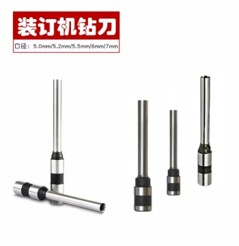 Binding Machine Drill Bits and Cutters for Financial Voucher Binding