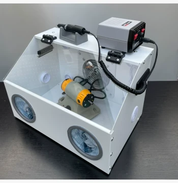 Bench Grinder Dust Box Amber Jade Carving Prayer Bead Polishing Machine Electric Grinding Bench Grinding Painting Acrylic Dust Cover