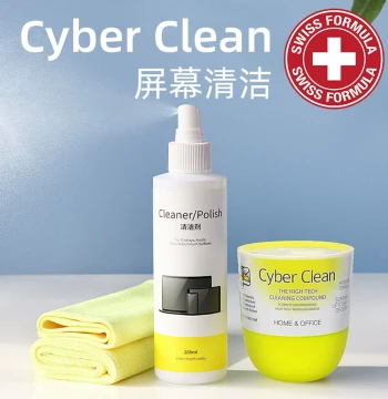 Cyber Clean Sanbao Keling Screen Cleaner Kit for Computer LCD Screens, Laptops, TV Screens, Monitors, Mobile Phone Tools