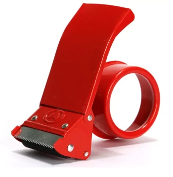 Iron Extended Tape Dispenser Cutter 4.8cm Box Sealing Tool, Tape Holder Clip, Tape Stand, Packing Device