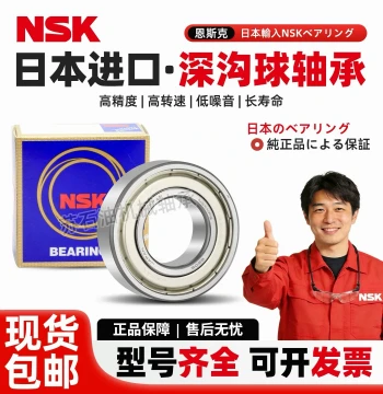 NSK High-Speed Deep Groove Ball Bearings 6000 6001 6002 6003 6004 6005 6006 DDU zz