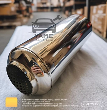 Universal Mid-Section Modified Straight Exhaust Pipe, Mesh Core Straight-Through Muffler Drum, Noise Reduction, Vibration Dampening, Horsepower Boost