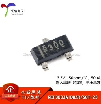 Original Genuine REF3033AIDBZR Marked R30D SOT-23 3.3V Voltage Reference IC Chip