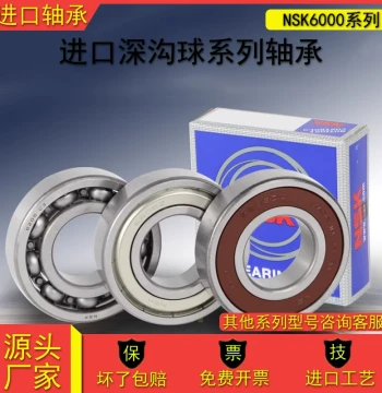 NSK Imported Deep Groove Ball Bearing 6000 6001 6002 6003 6004 6005 6006 2Z 2RS1