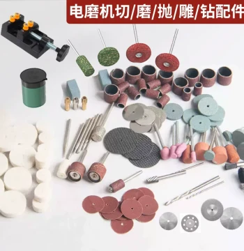 Electric Grinder Accessories Kit for Cutting, Polishing, Woodworking, and Jade Carving - Compact Handheld Engraving Pen and Full Set of Grinder Attachments