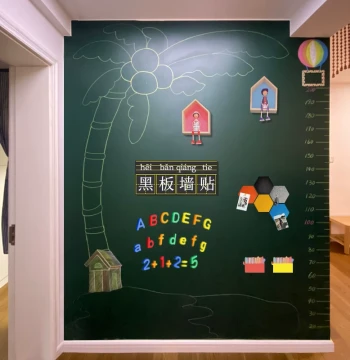 Double-Layer Thickened Magnetic Blackboard Wall Sticker for Kids, Home Teaching, Office Decor, Erasable Eco-Friendly Green Board, Creative Writing & Graffiti Board, Dust-Free Whiteboard